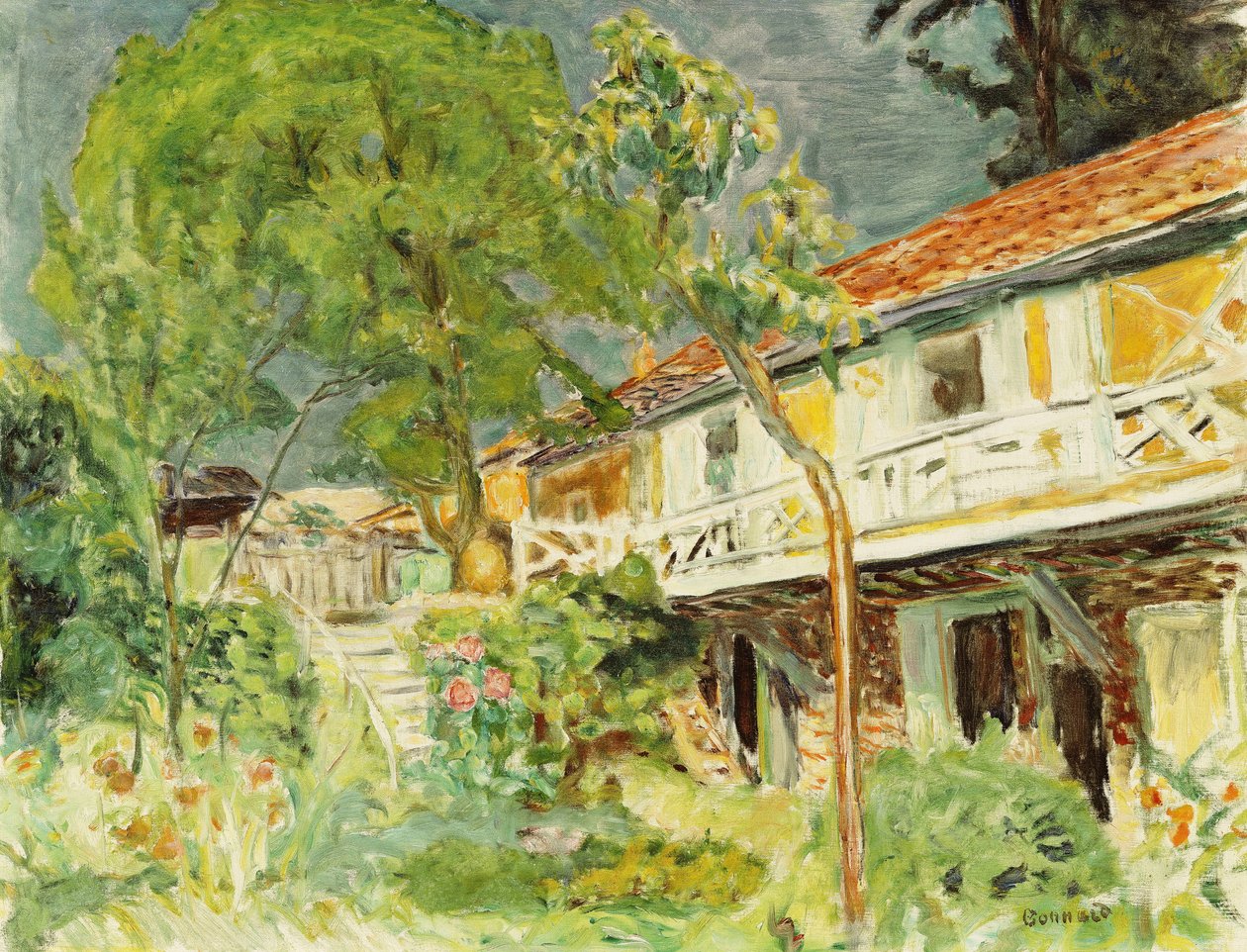 Summer Sky (My Caravan, Vernonnet) by Pierre Bonnard