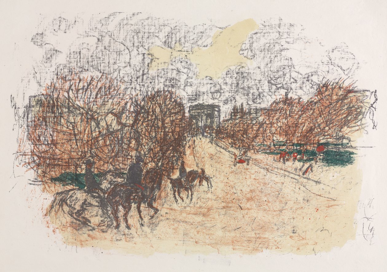 The Arc de Triomphe by Pierre Bonnard
