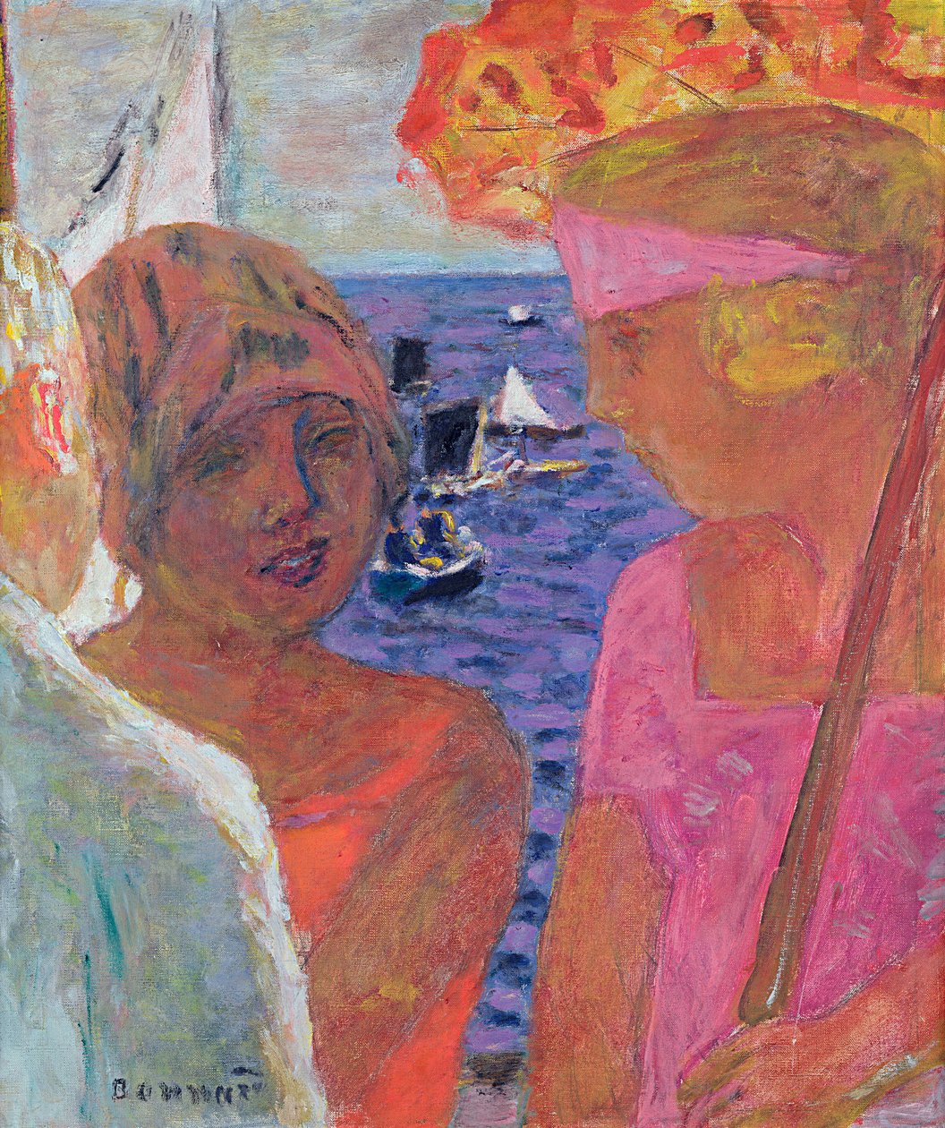 The Conversation at Arcachon, 1926 by Pierre Bonnard