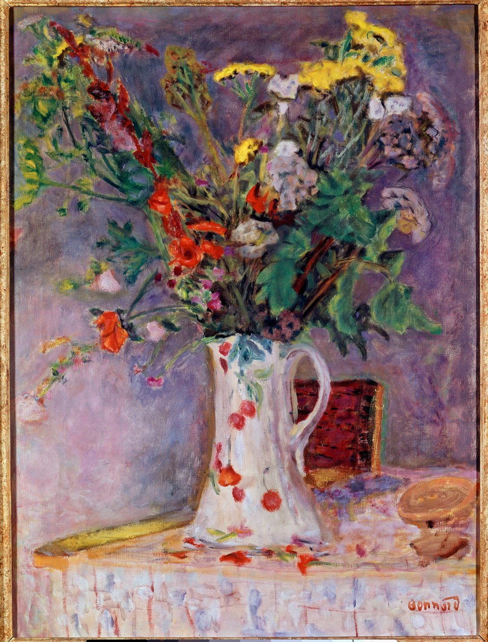 Vase of flowers by Pierre Bonnard