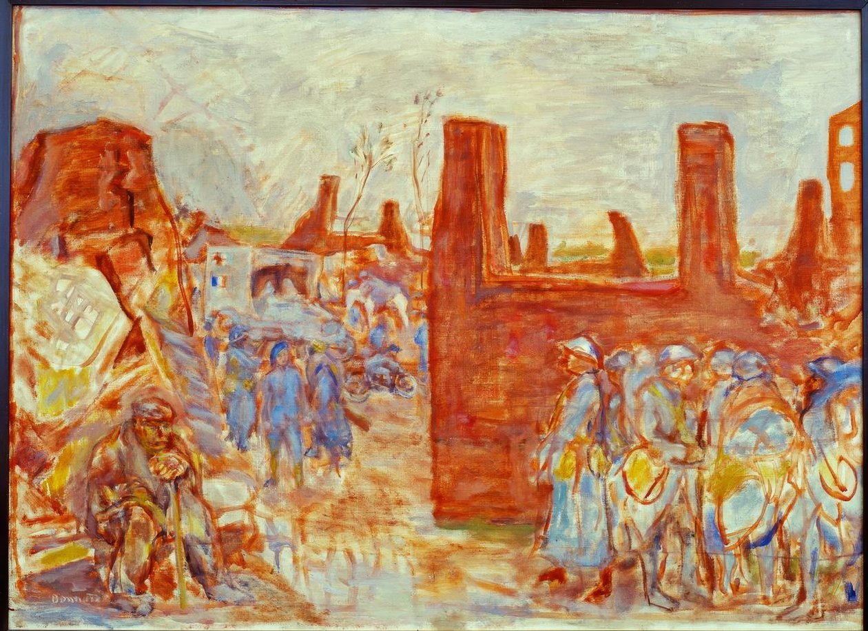 Village in Ruins near Ham by Pierre Bonnard