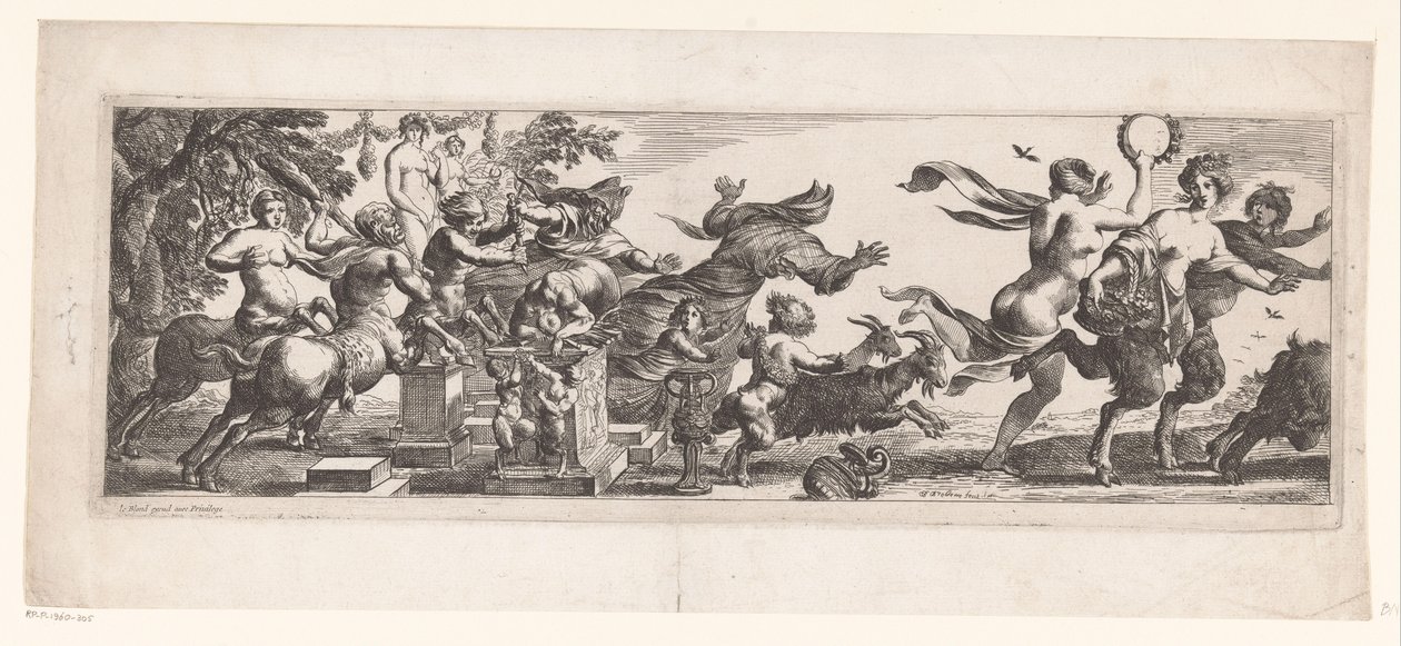 Centaurs Disrupting a Sacrifice by Pierre Brebiette