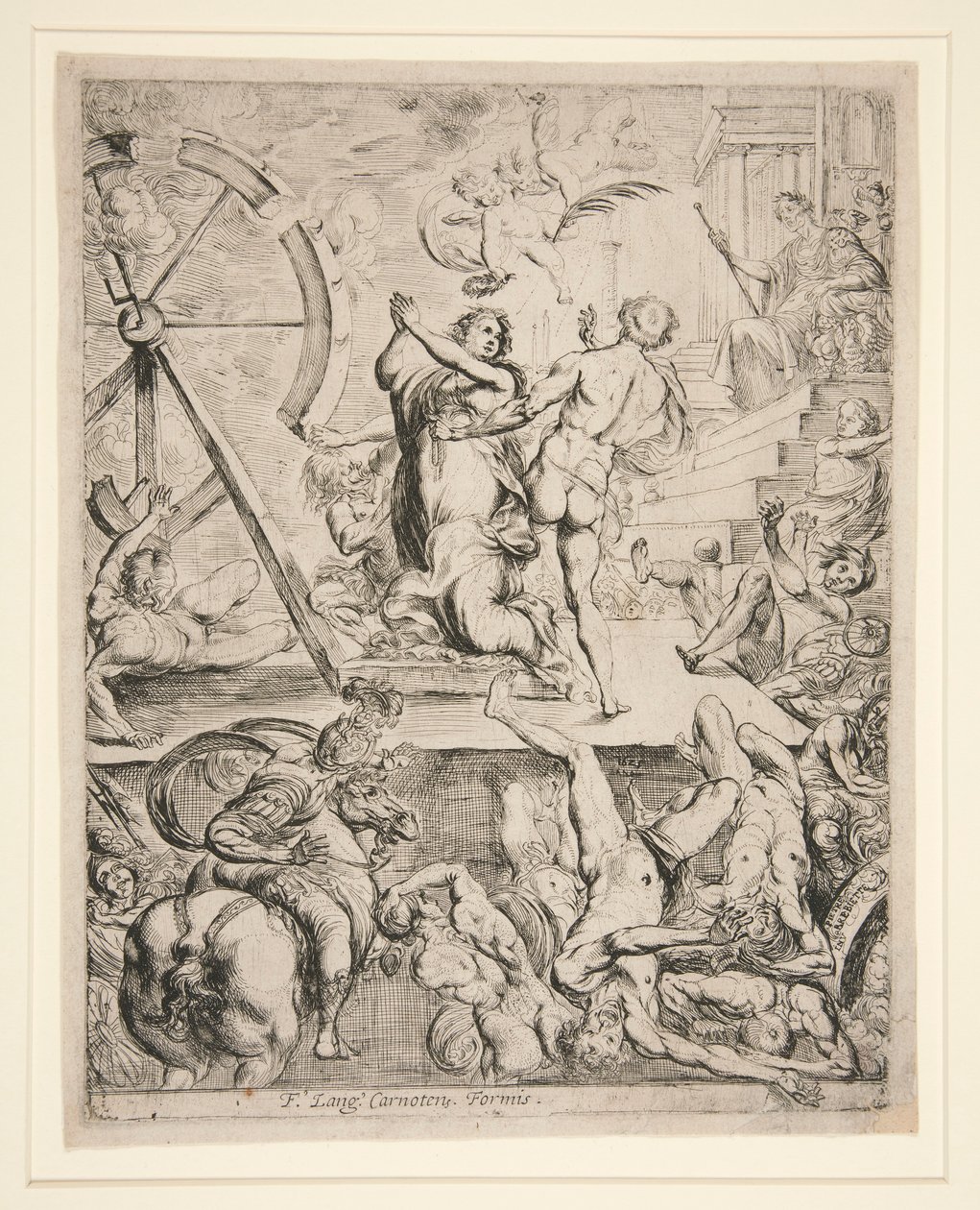 The Martyrdom of Saint Catherine of Alexandria by Pierre Brebiette