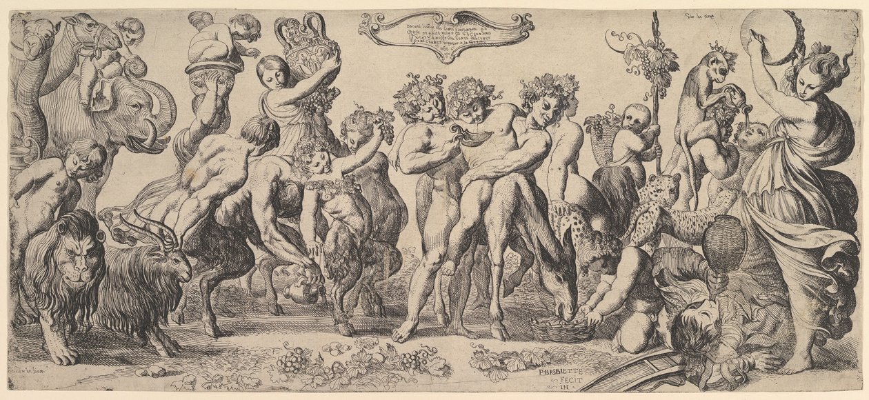 Triumph of Bacchus by Pierre Brebiette