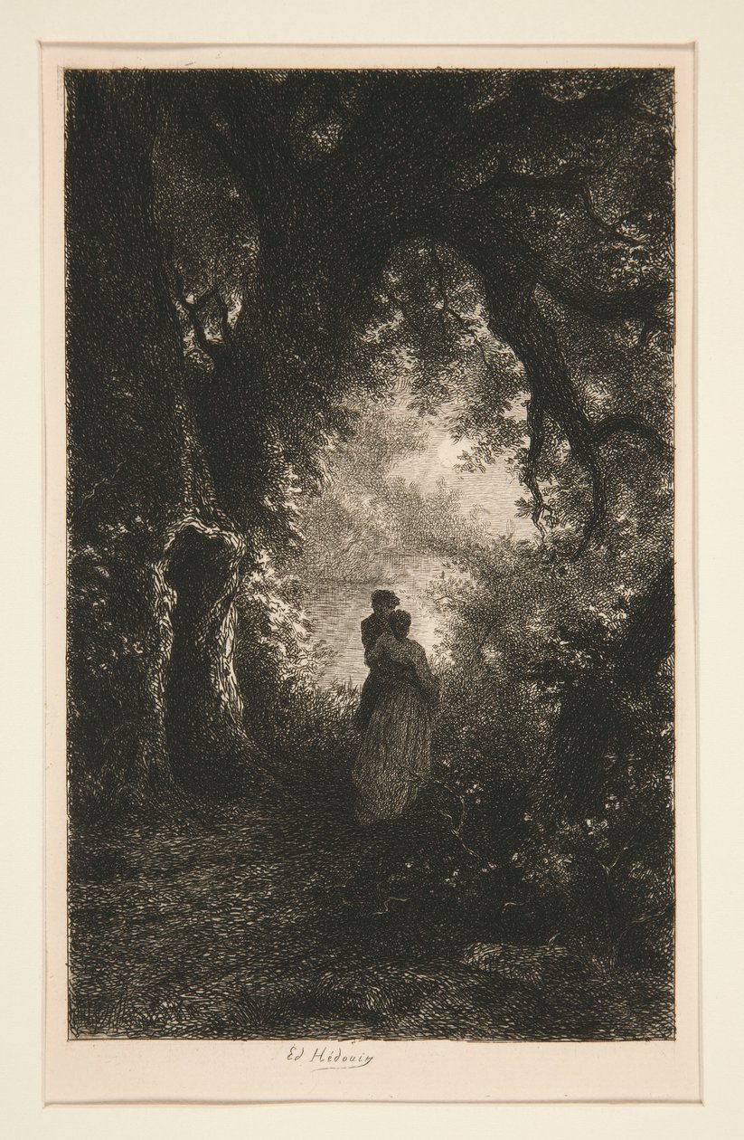 Silence and Night of the Woods by Pierre Edmond Alexandre Hedouin