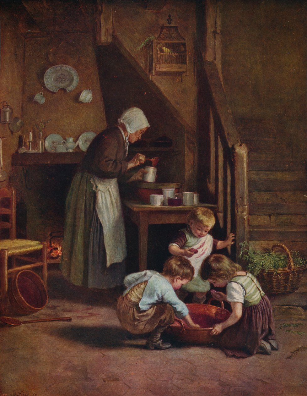 Making Jam, 1880, c1915 by Pierre Edouard Frere