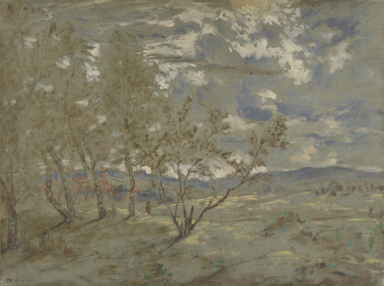 Landscape by Pierre Etienne Theodore Rousseau