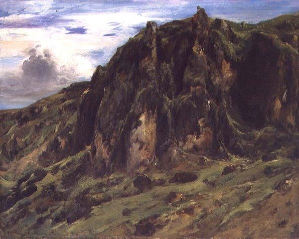 Landscape in the Auvergne by Pierre Etienne Theodore Rousseau