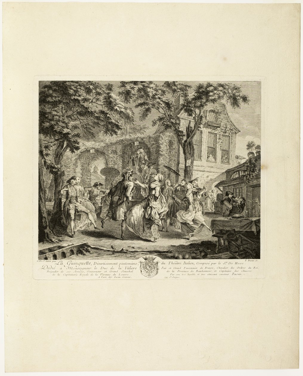 The Dance Hall by Pierre François Basan