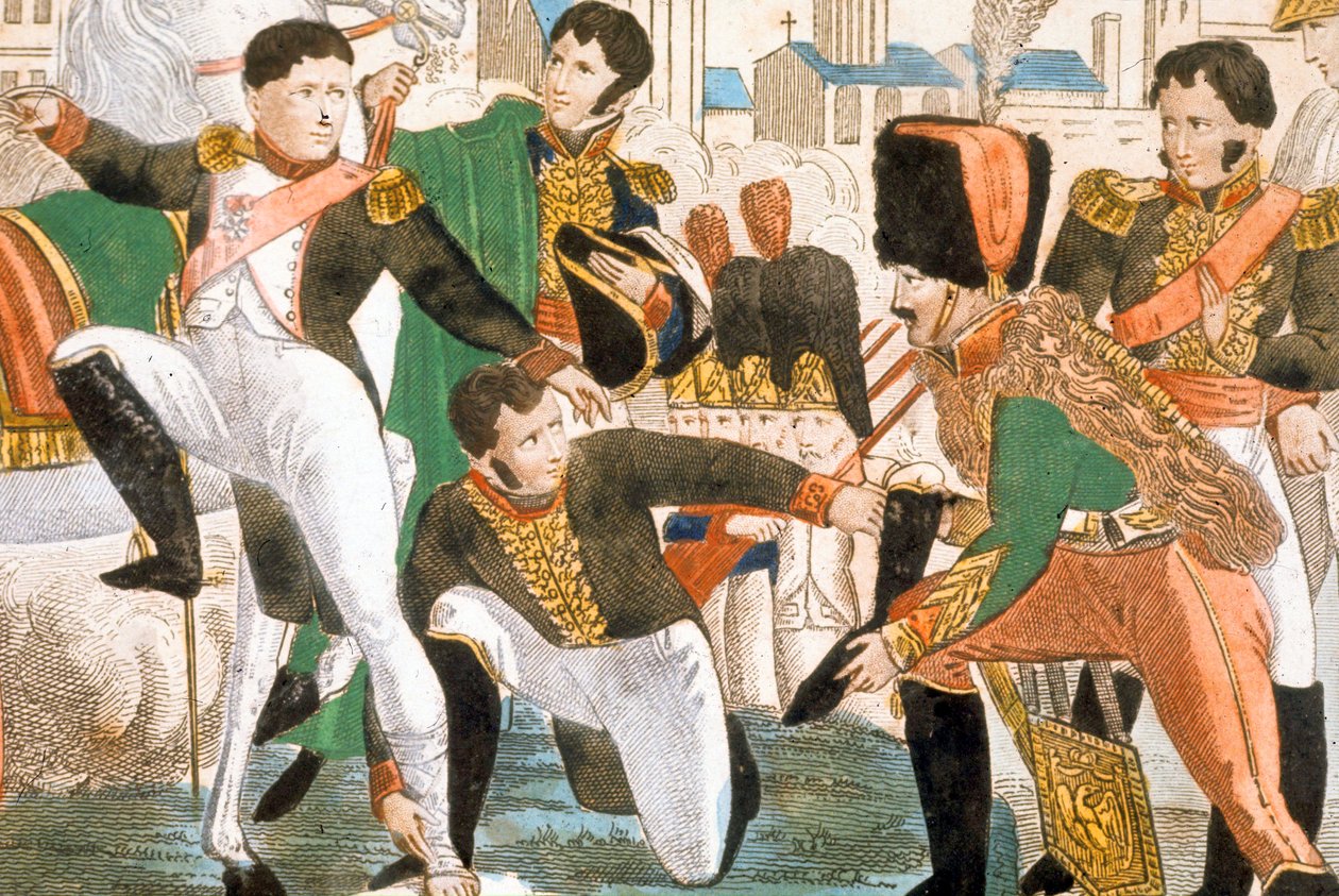 Napoleon I Wounded in Ratisbonne (1809) by Pierre Gautherot