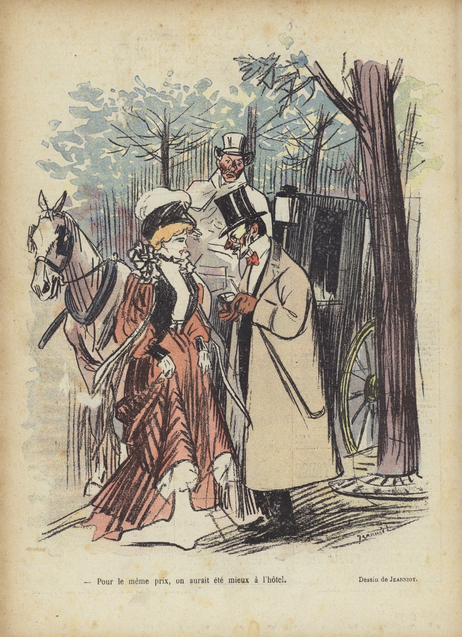 Illustration for Le Rire by Pierre Georges Jeanniot