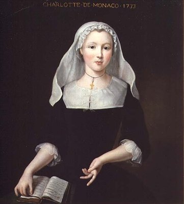 Portrait of Charlotte Grimaldi of Monaco by Pierre Gobert