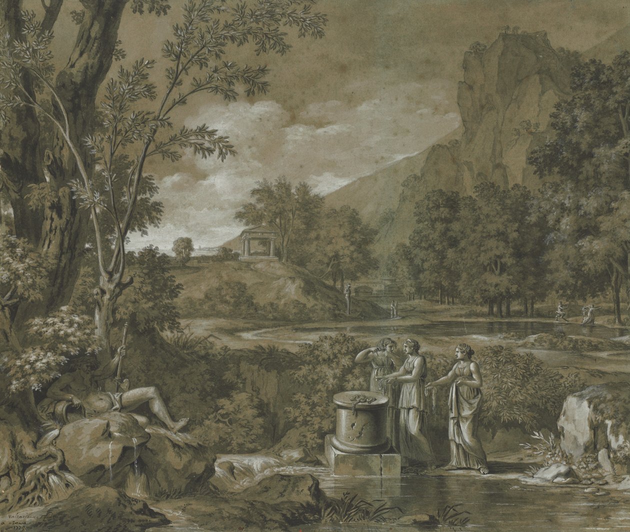 Classical Landscape by Pierre Henri de Valenciennes