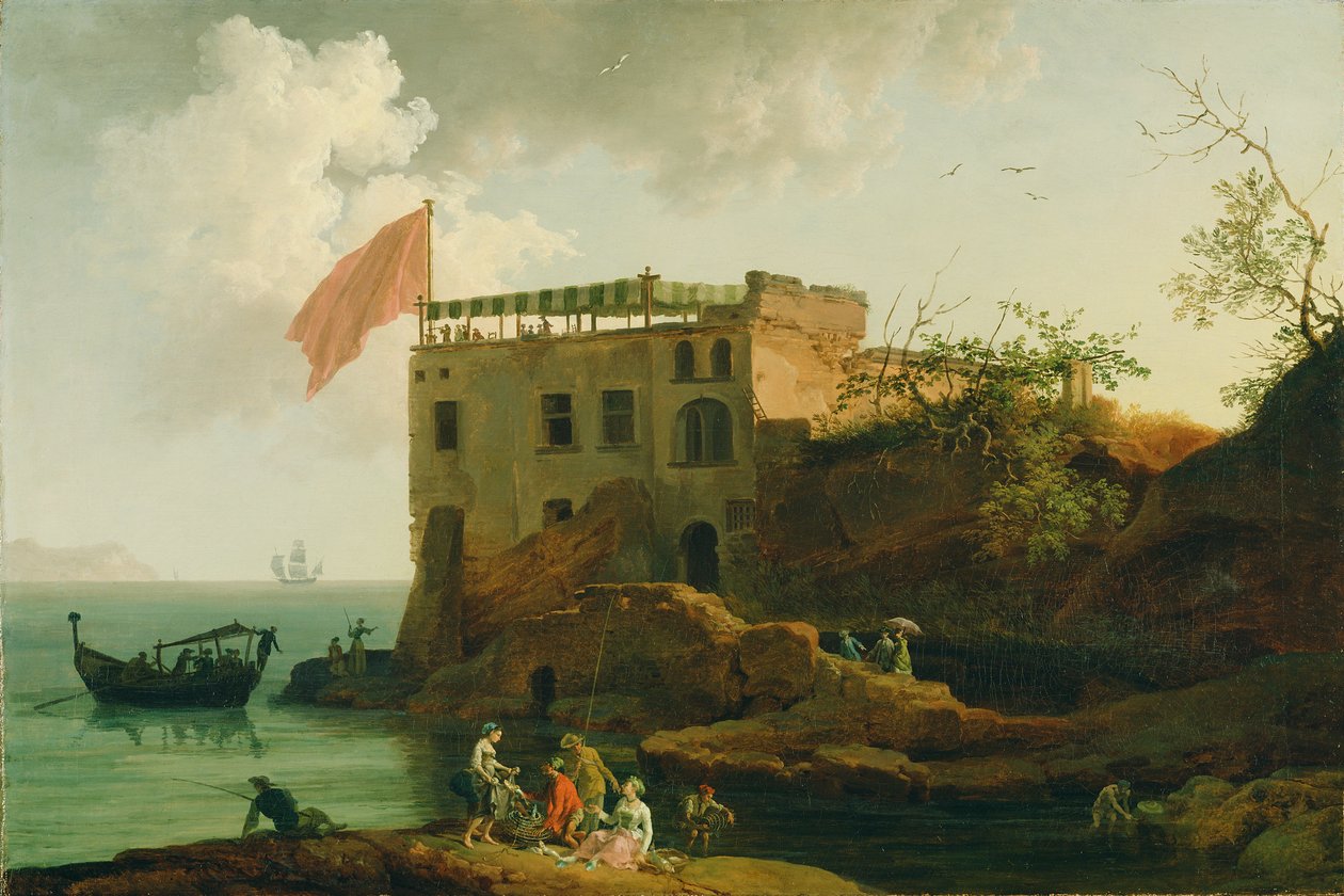 View of Gaiola, c.1770-90 by Pierre Jacques Volaire