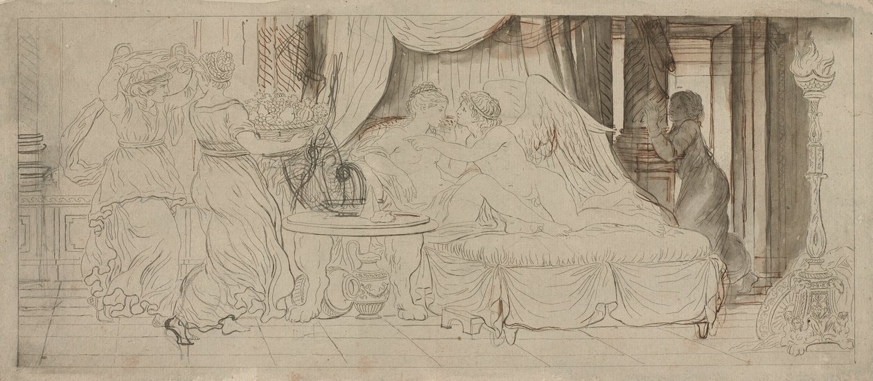 Cupid and Psyche by Pierre Lelu