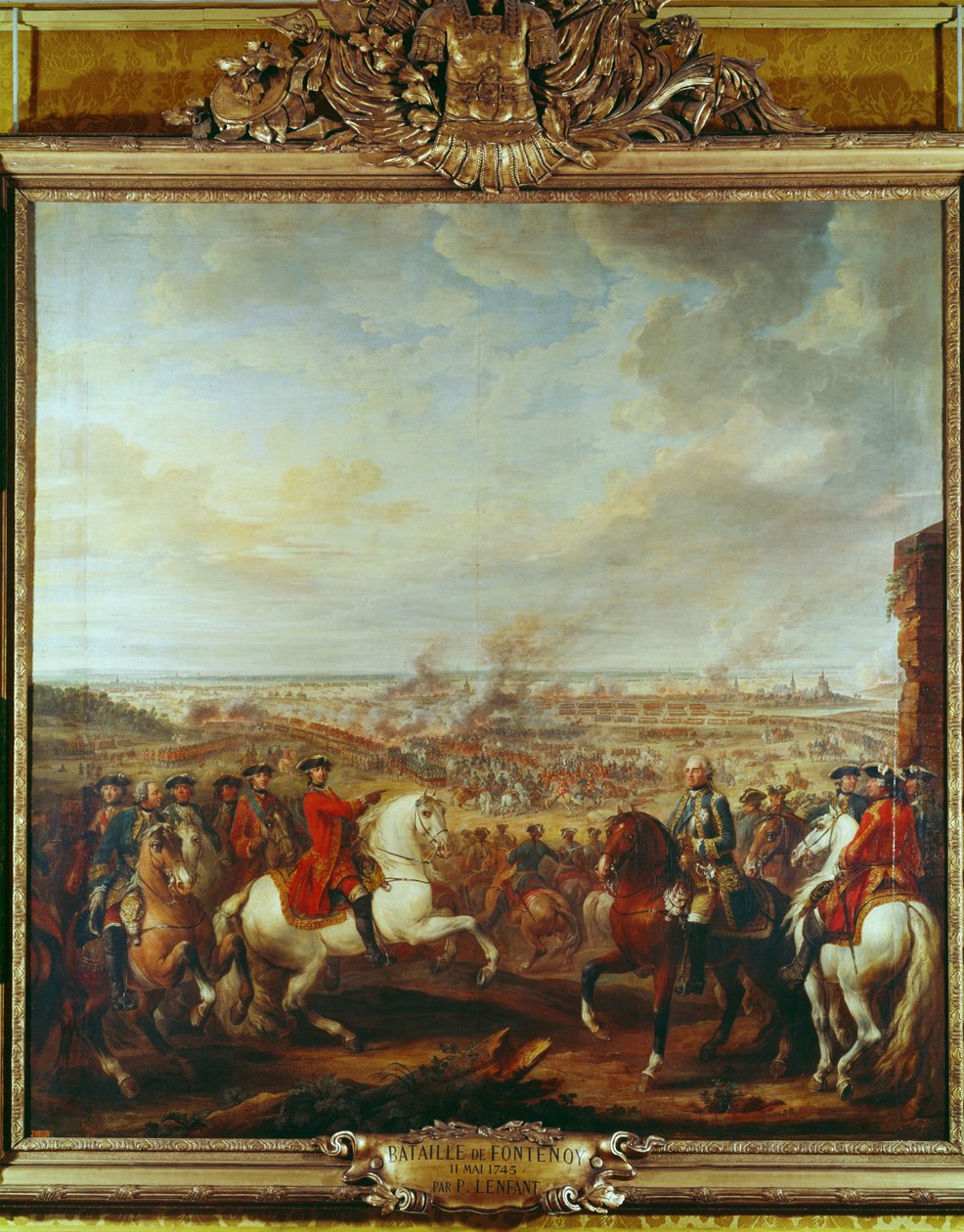 The Battle of Fontenoy by Pierre Lenfant