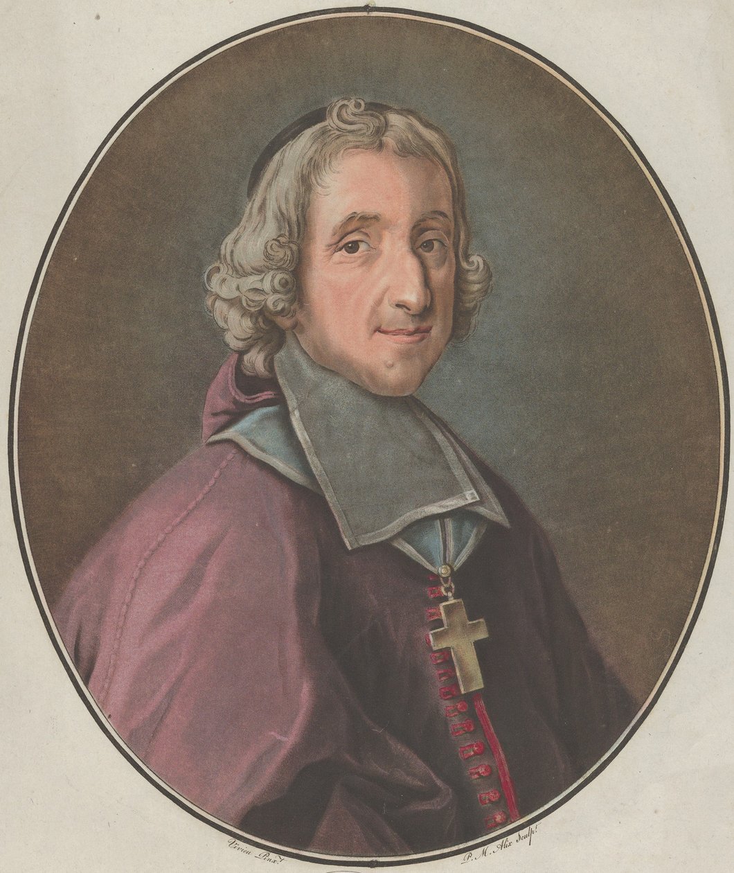 Portrait of Fénelon by Pierre Michel Alix