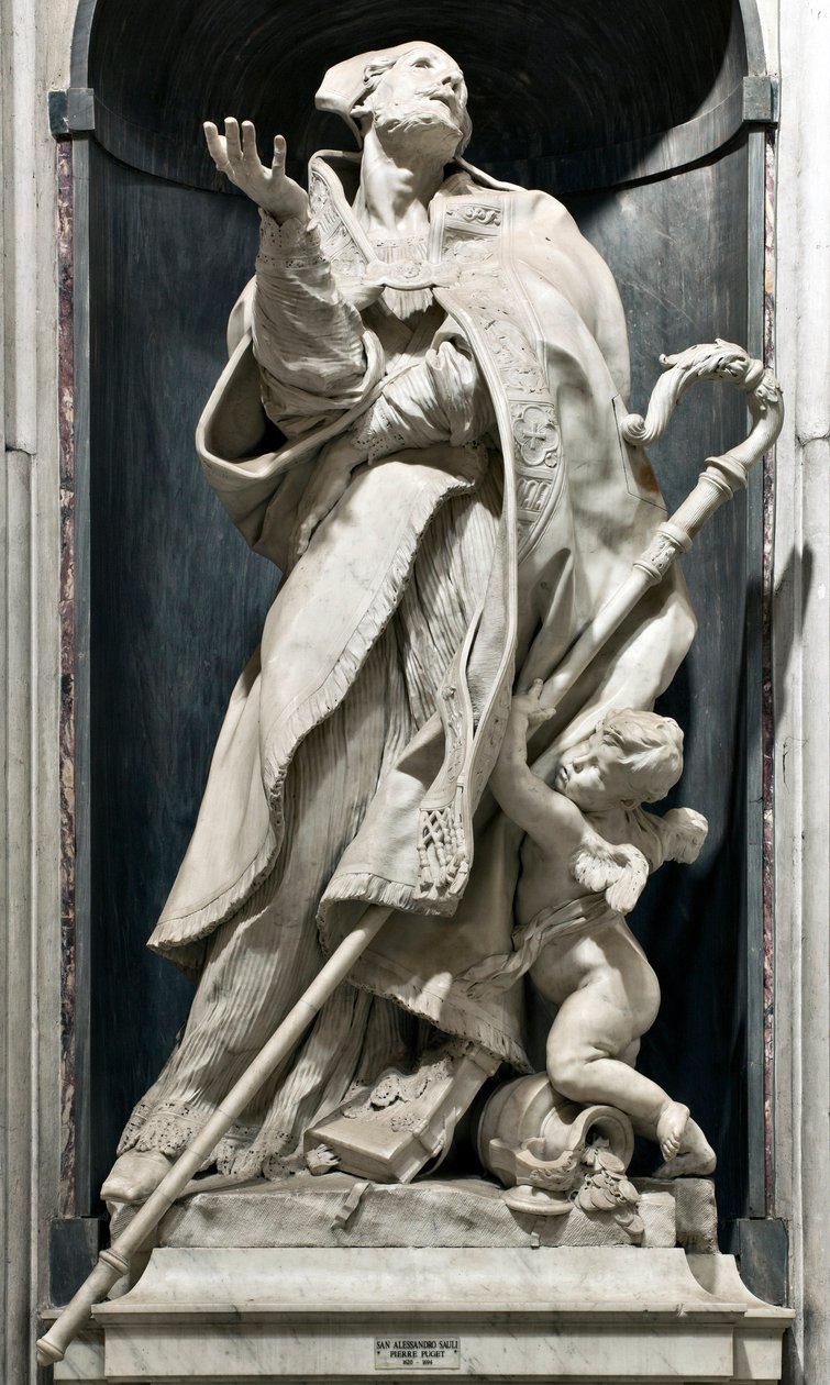 St Alexander Sauli (Sculpture) by Pierre Puget