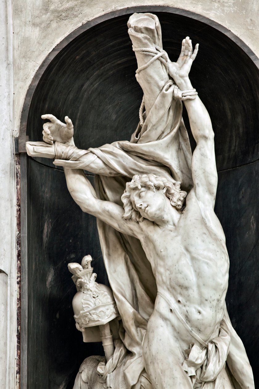 St Sebastian (detail) by Pierre Puget
