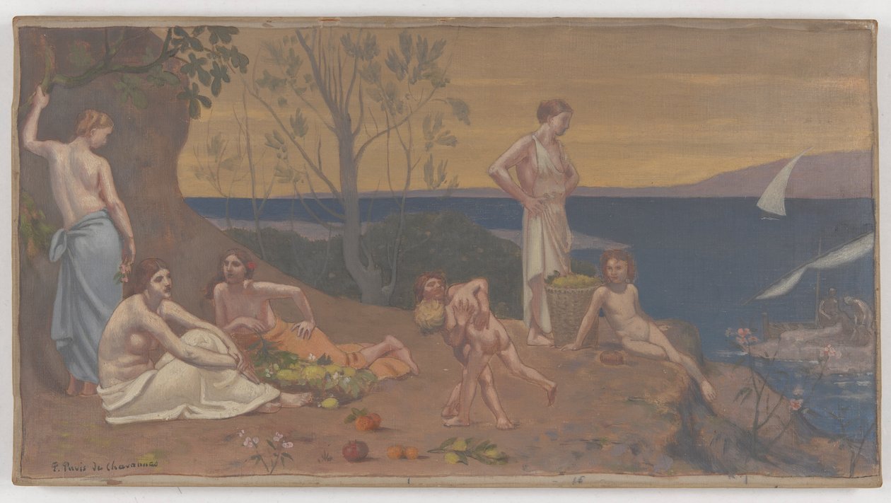 Pleasant Land by Pierre Puvis de Chavannes