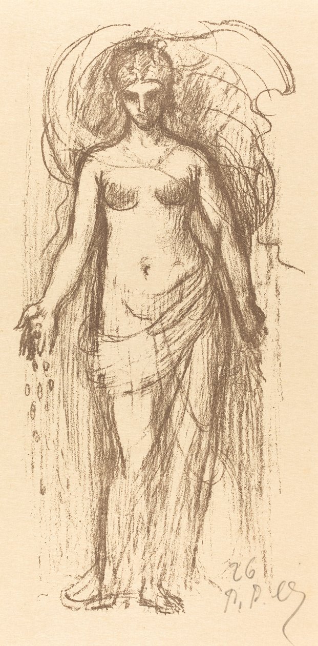Study of a Woman (Abundance) by Pierre Puvis de Chavannes