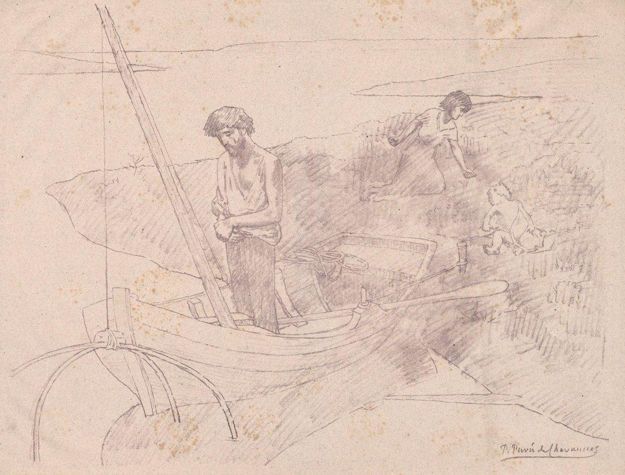 The Poor Fisherman by Pierre Puvis de Chavannes