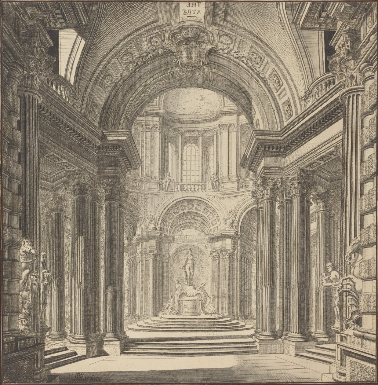 Interior of a Temple by Pierre Varin