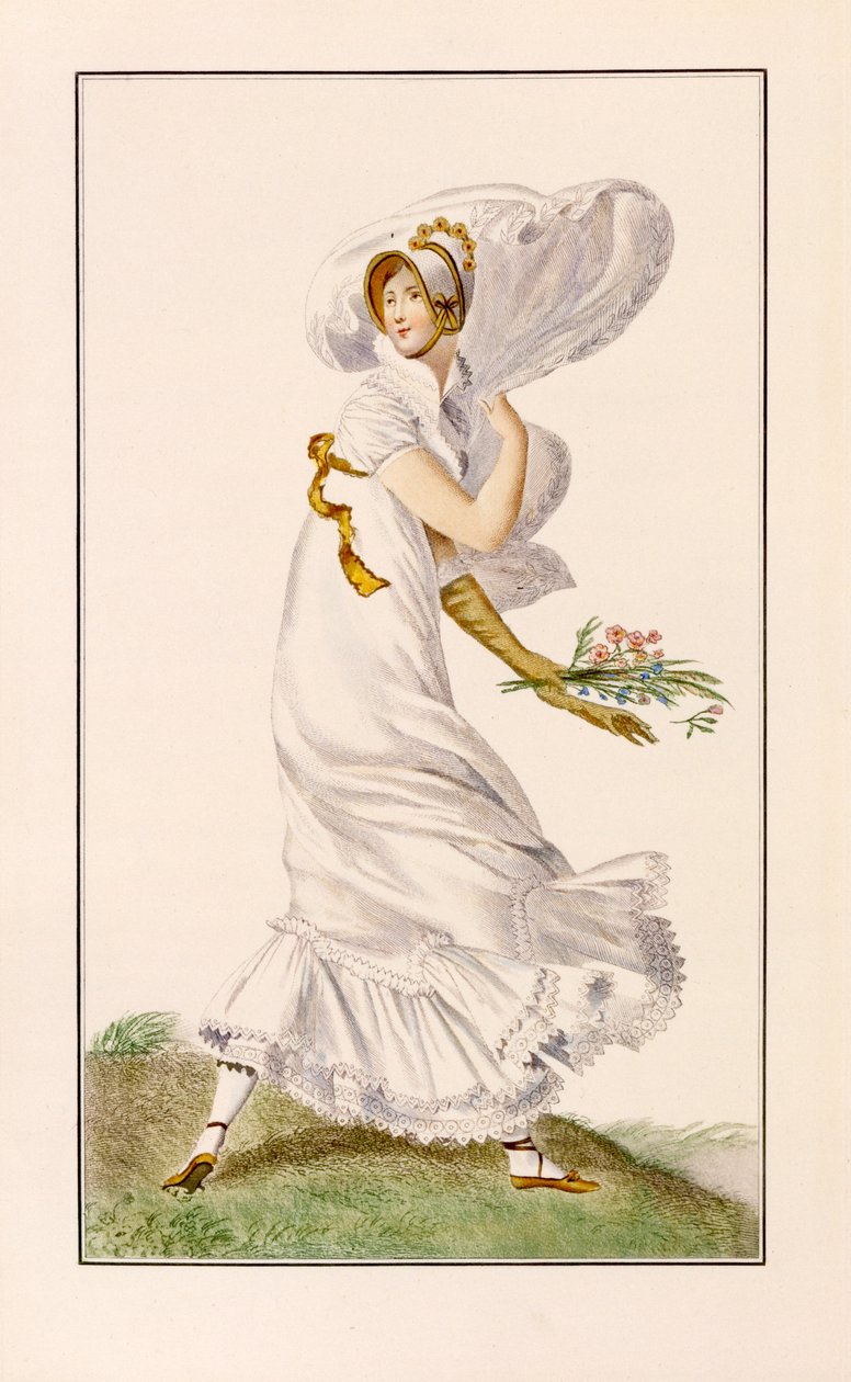 Chiffon Promenade Dress by Pierre de La Mesangere