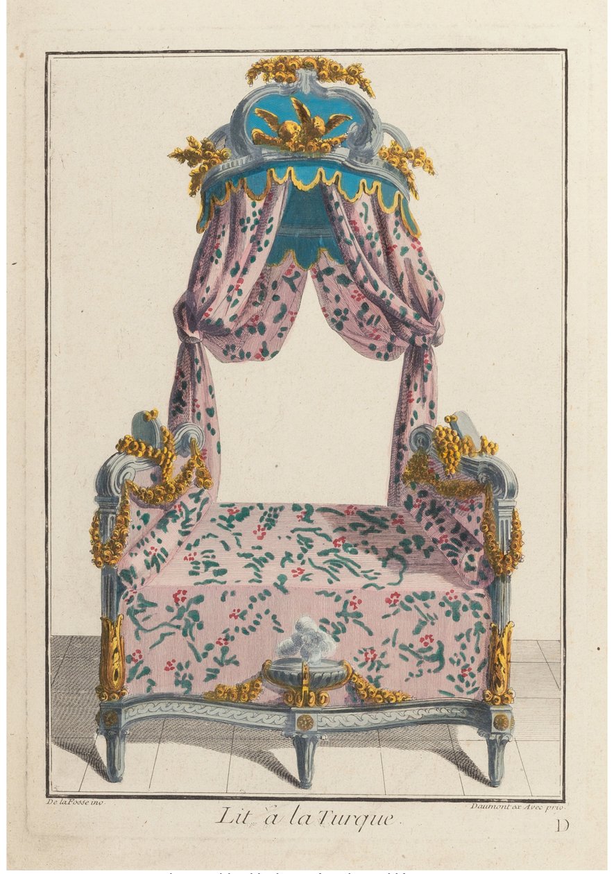 Lit à la Turque by Pierre de La Mesangere