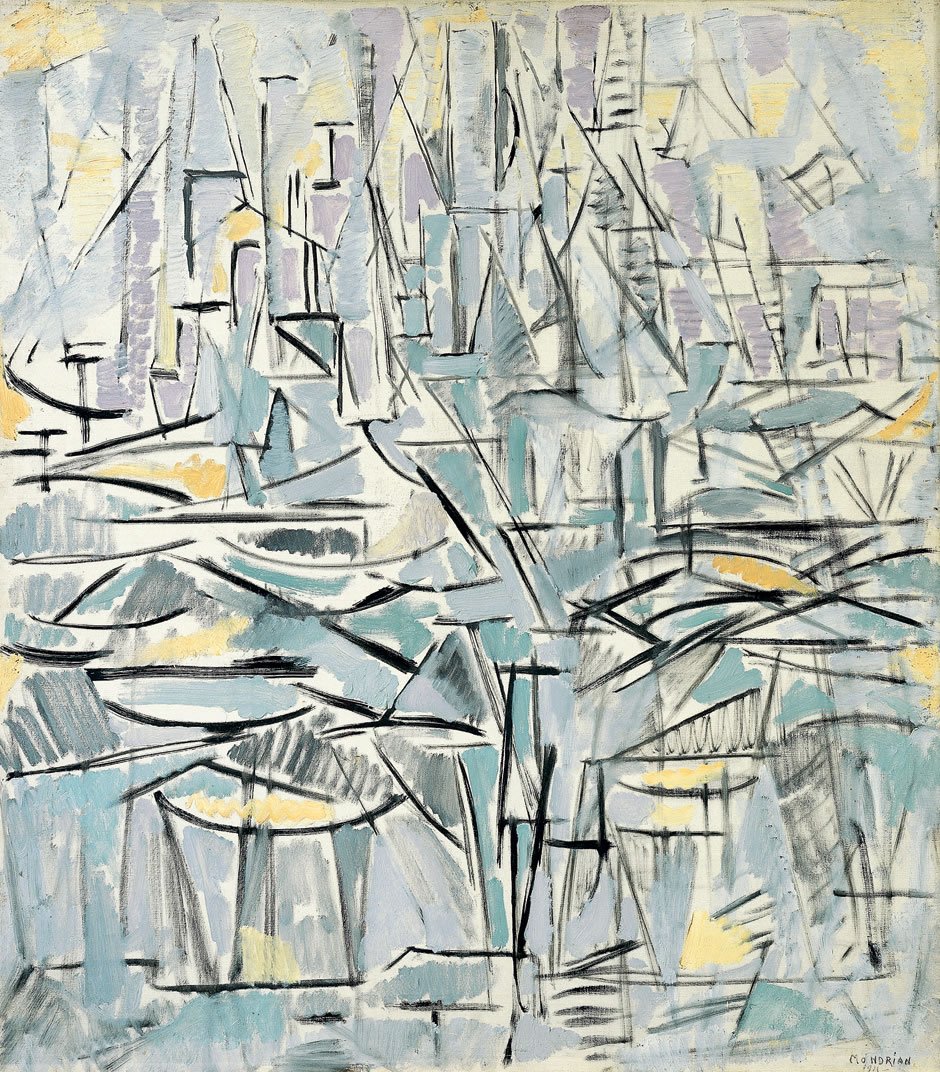 Composition No. XVI by Piet Mondrian