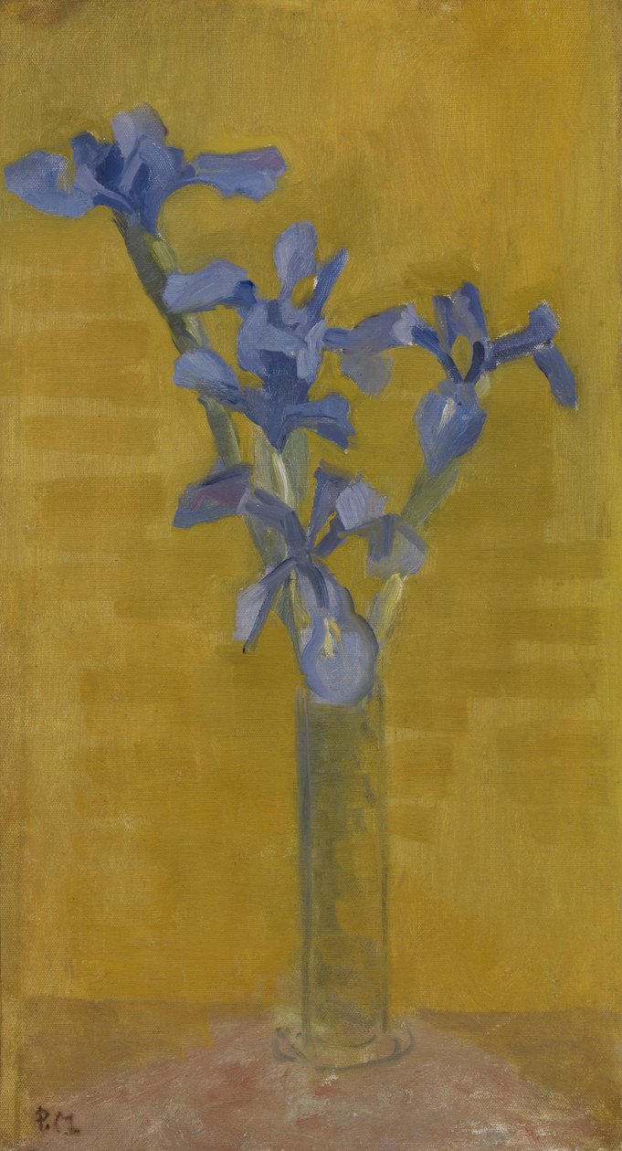 Irises by Piet Mondrian