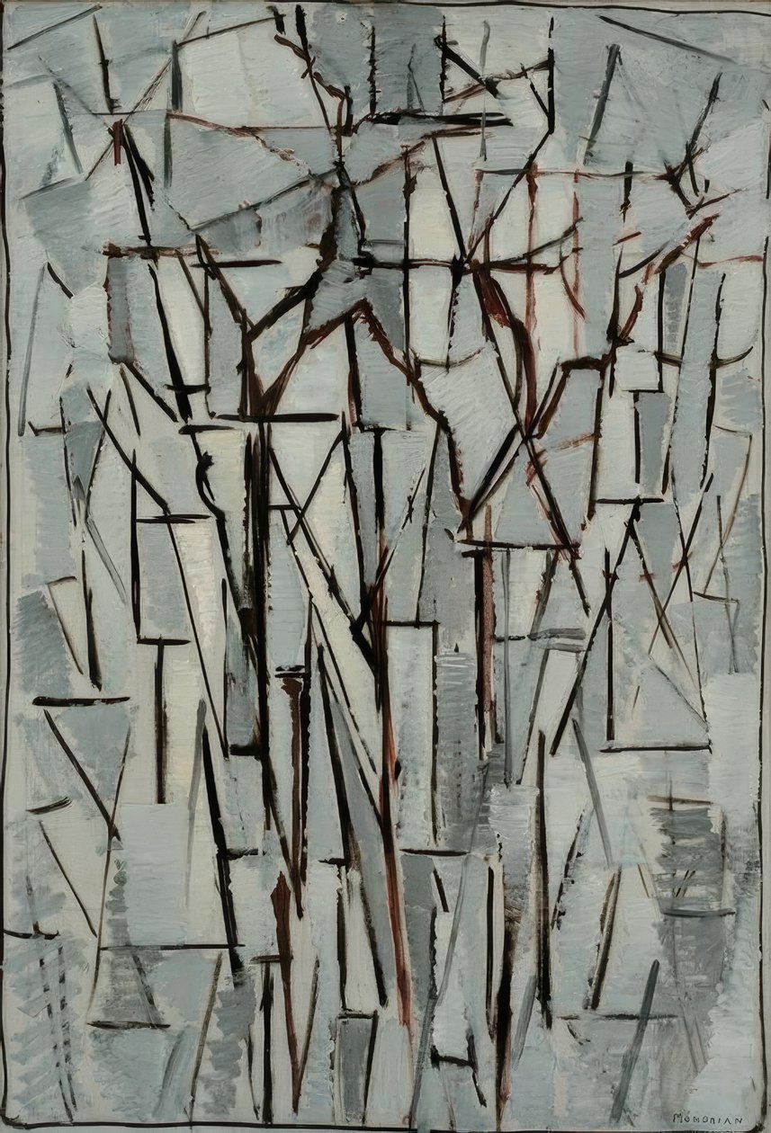 Composition Trees II by Piet Mondrian