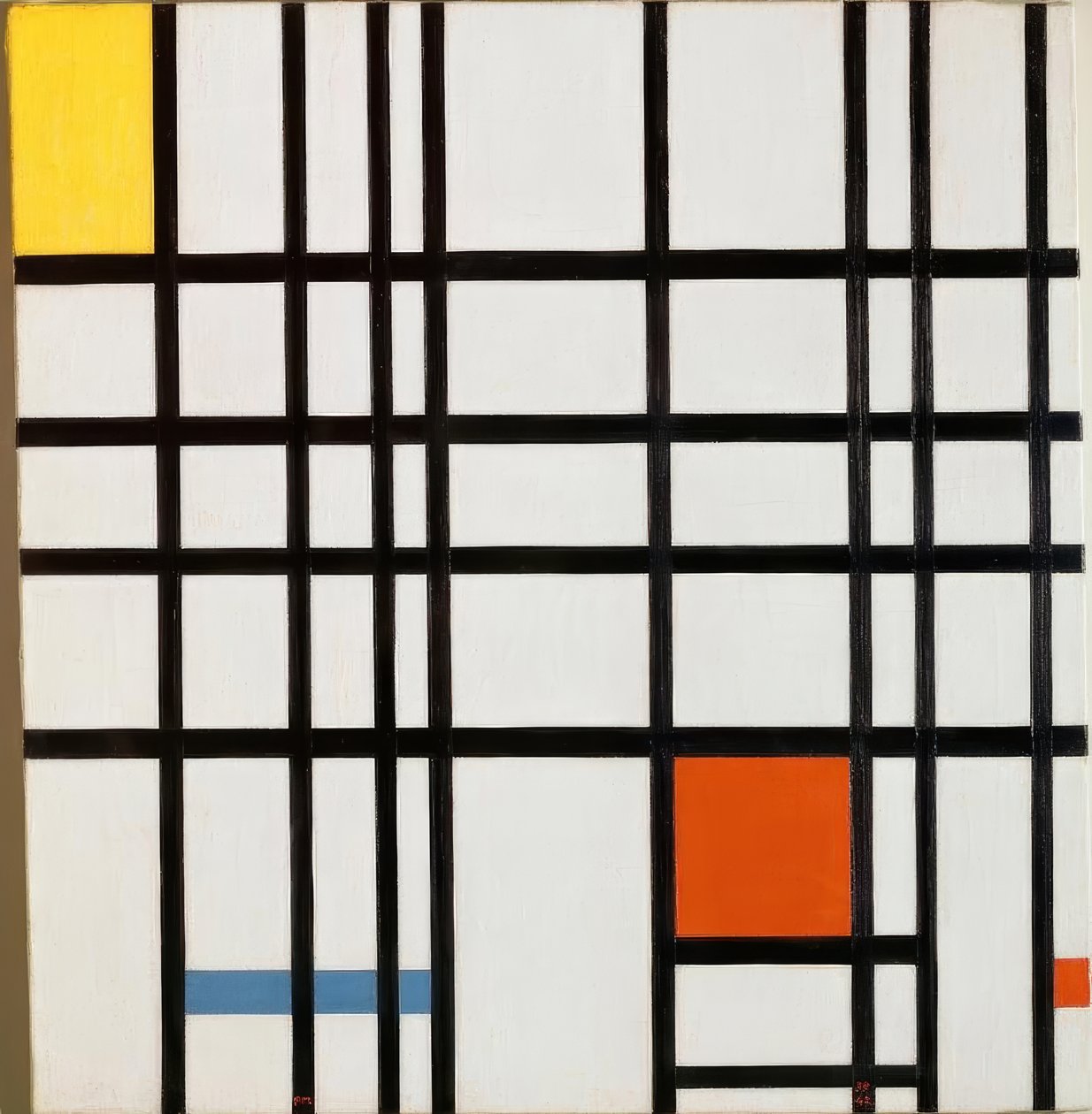 Composition with Yellow, Blue, and Red by Piet Mondrian