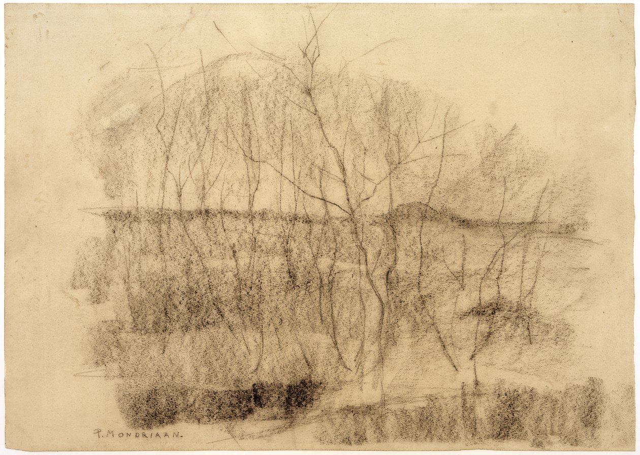 Landscape with Trees by Piet Mondrian