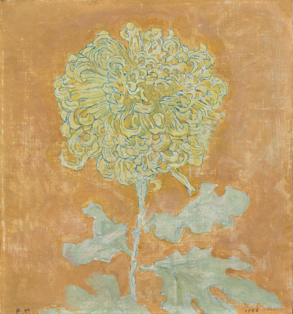 Chrysanthemum by Piet Mondrian