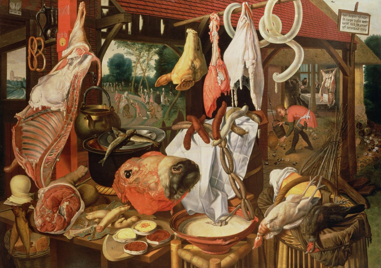 The Meat Stall by Pieter Aertsen
