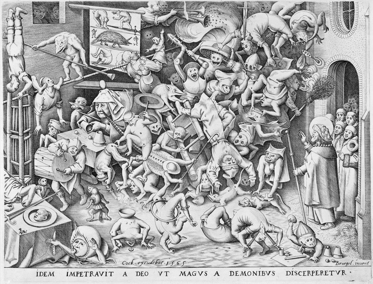 Fall of the Magician by Pieter Bruegel the Elder