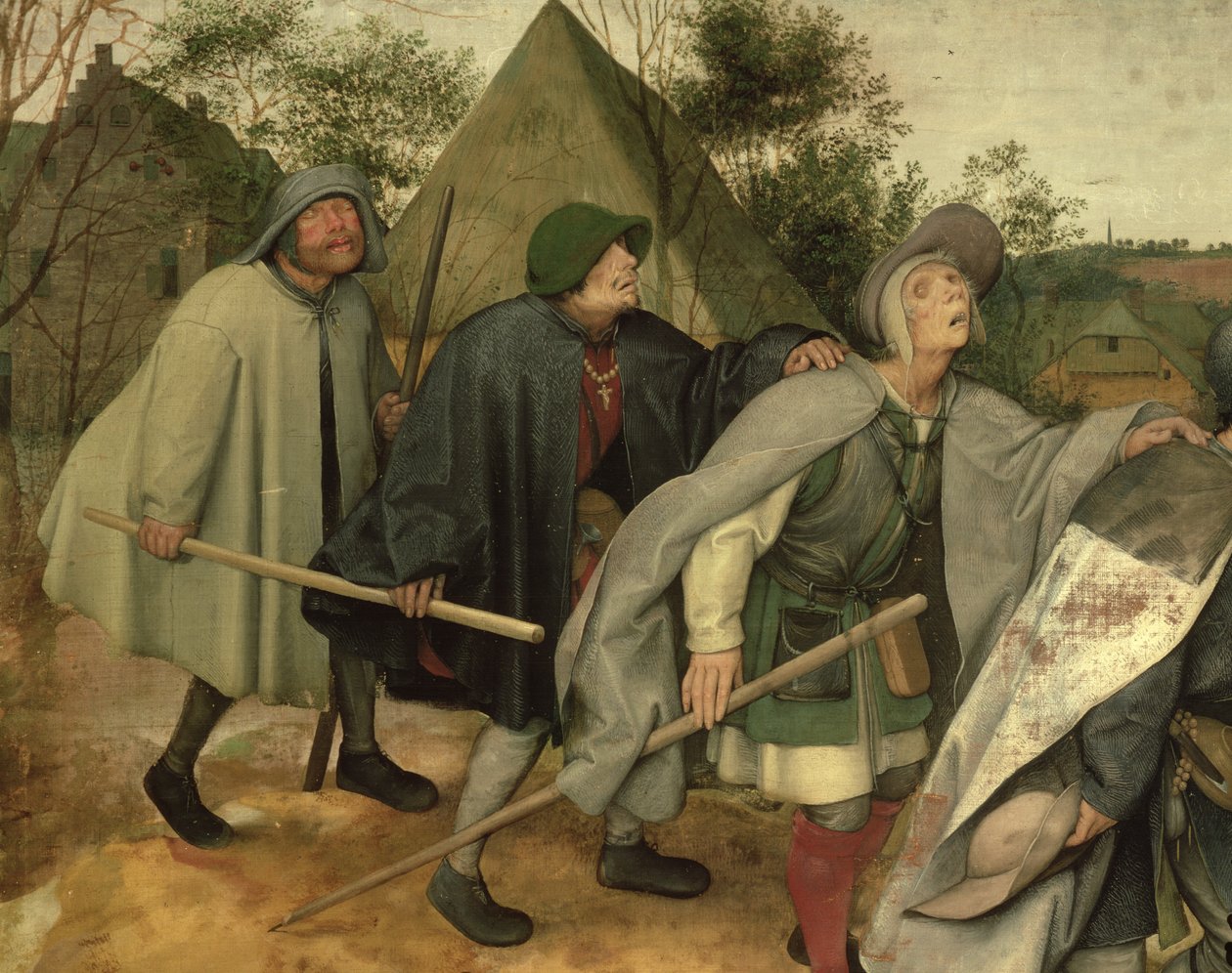 Parable of the Blind (detail) by Pieter Bruegel the Elder