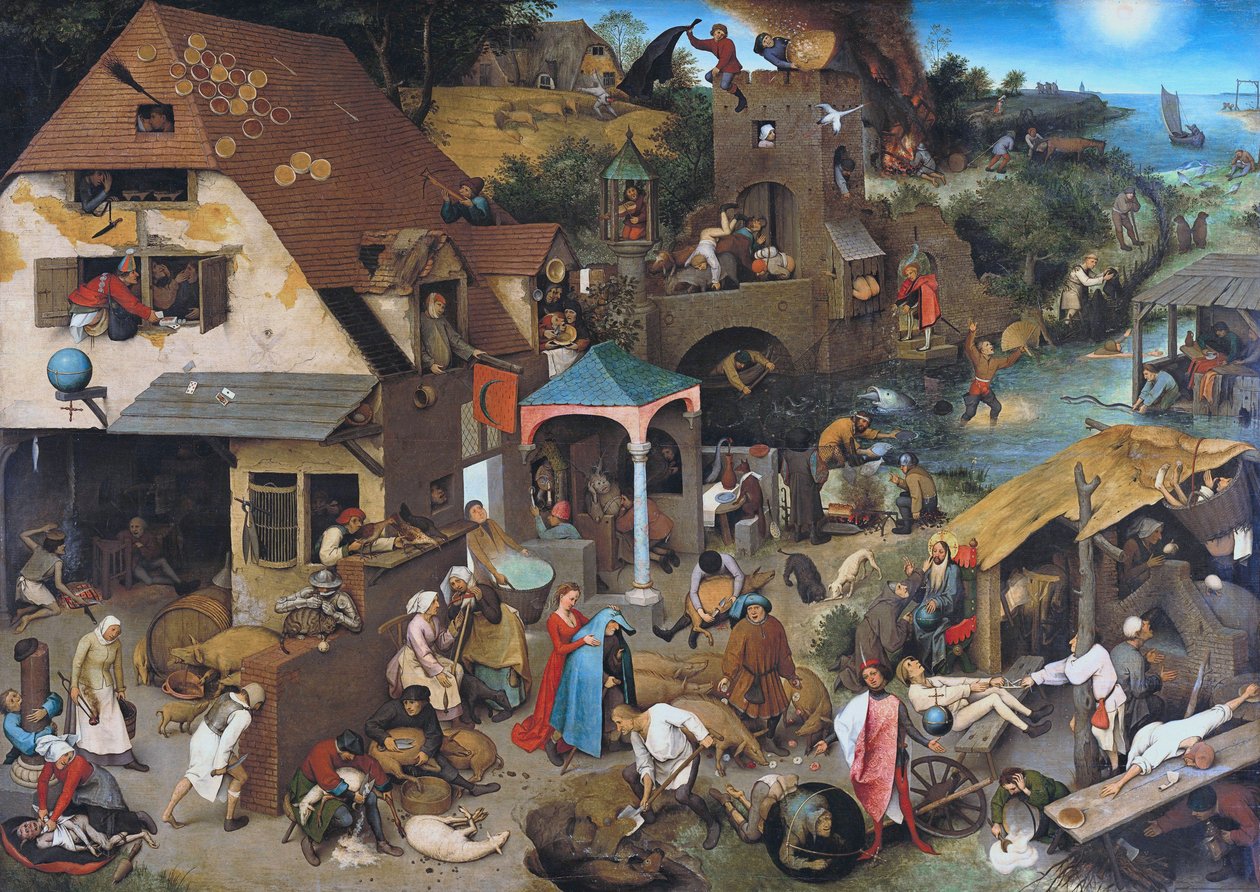 The Dutch Proverbs by Pieter Bruegel the Elder