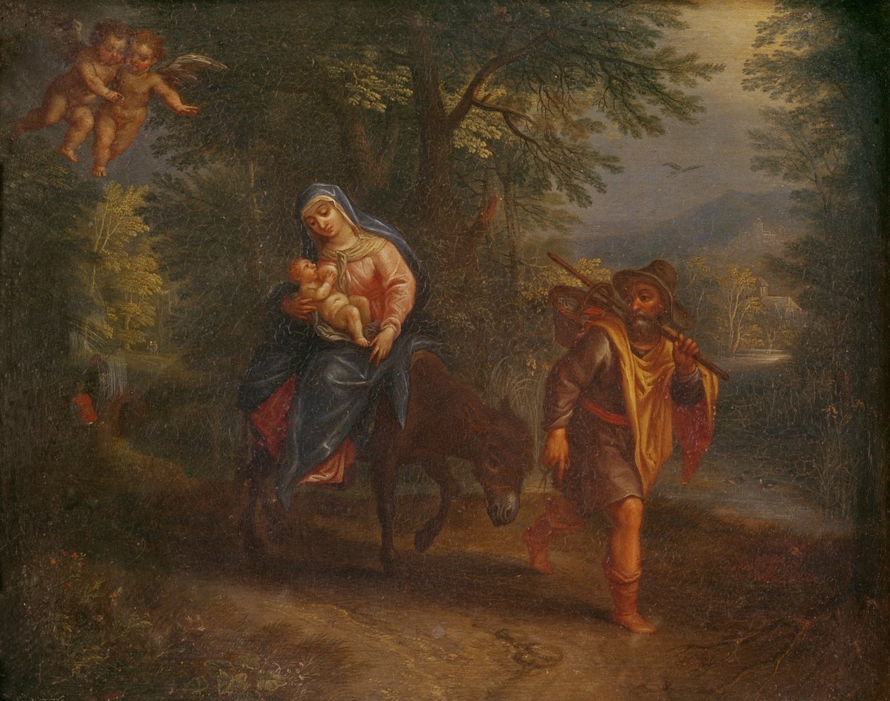 The Flight into Egypt by Pieter Bruegel the Elder