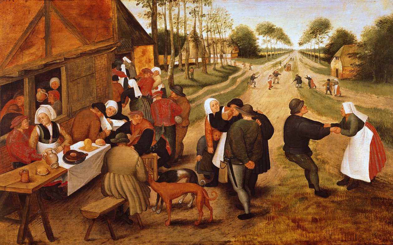 A Flemish Kermesse by Pieter Brueghel the Younger