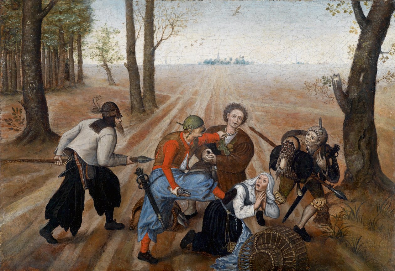Attack on a Farm Couple by Pieter Brueghel the Younger
