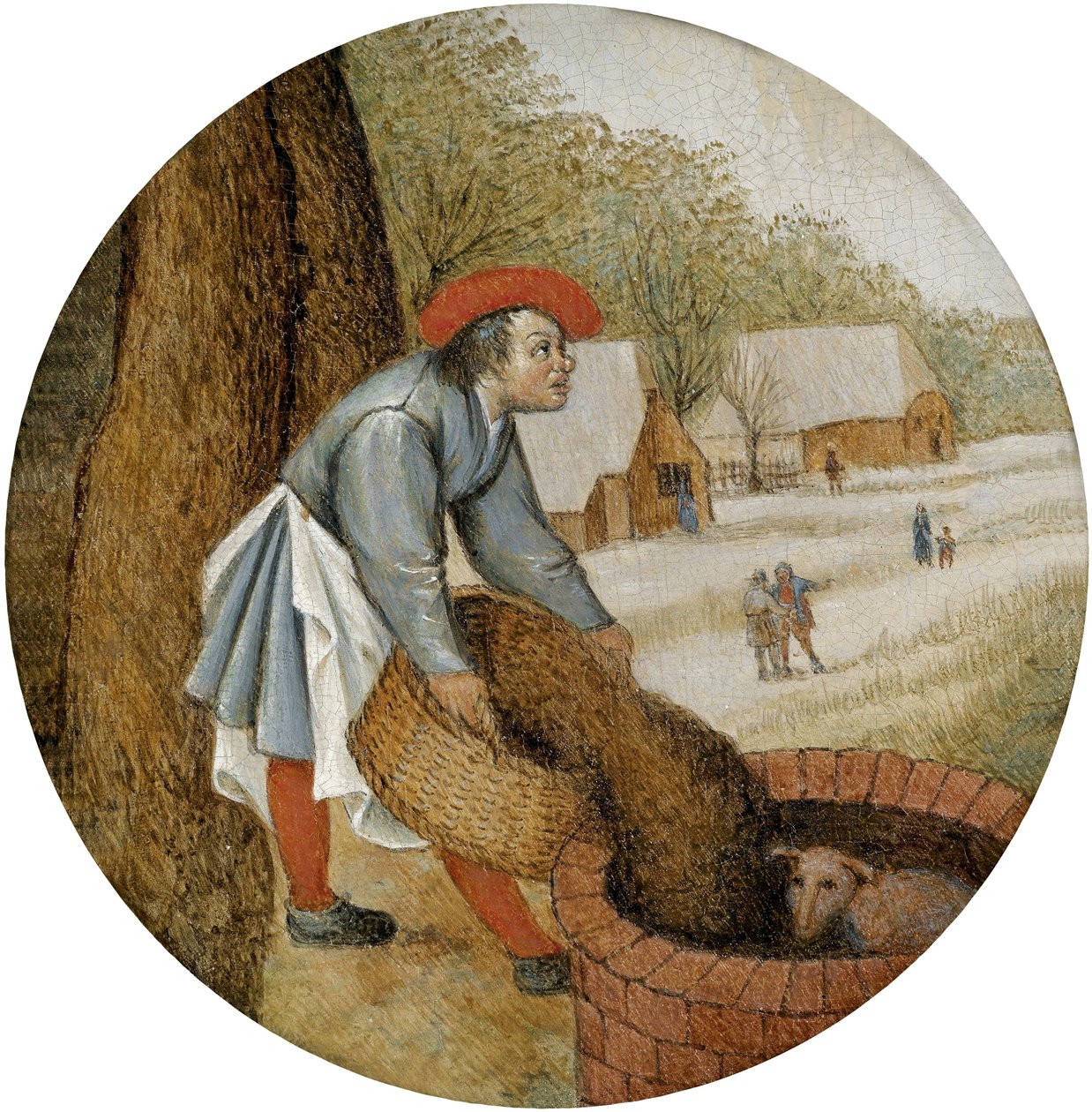 The Peasant Pours the Wells by Pieter Brueghel the Younger