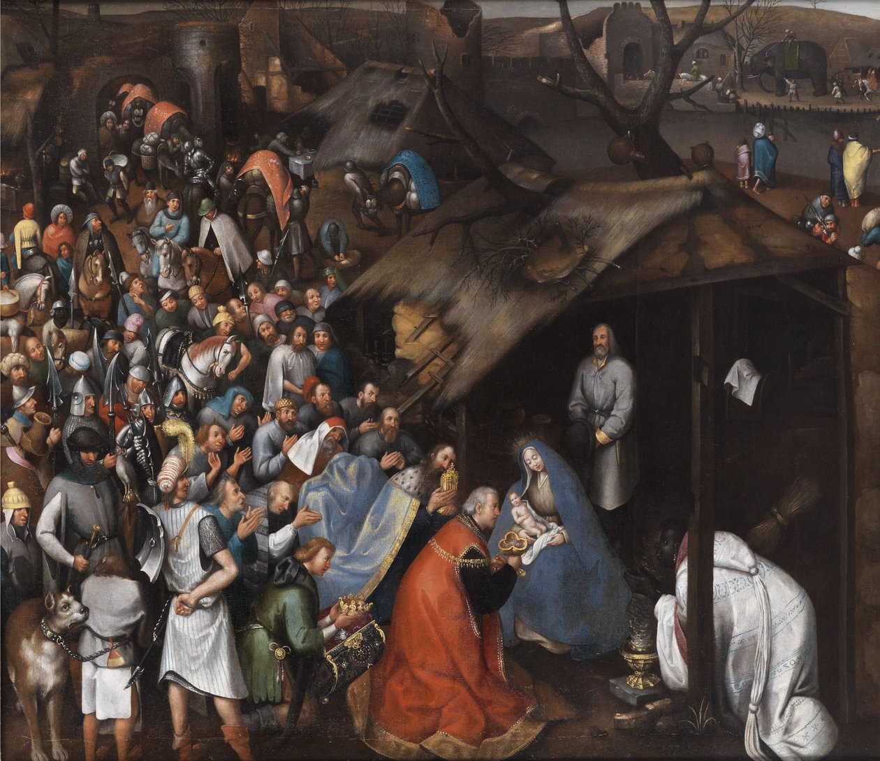 Workshop Adoration of the Child by Pieter Brueghel the Younger