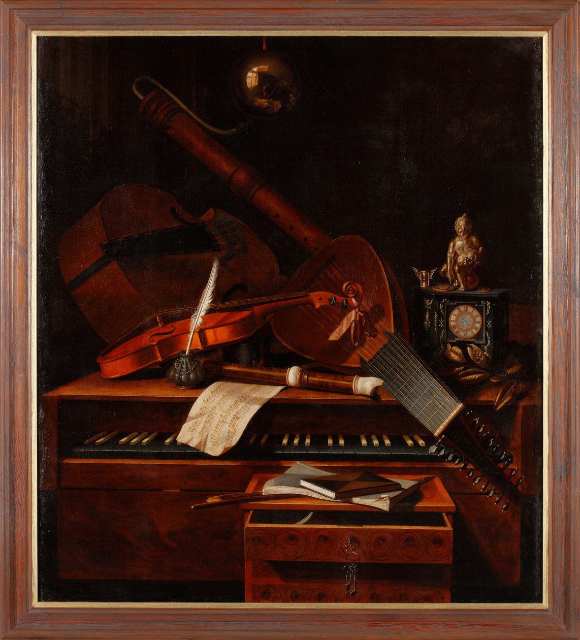 Still Life with Musical Instruments by Pieter Gerritsz. van Roestraten