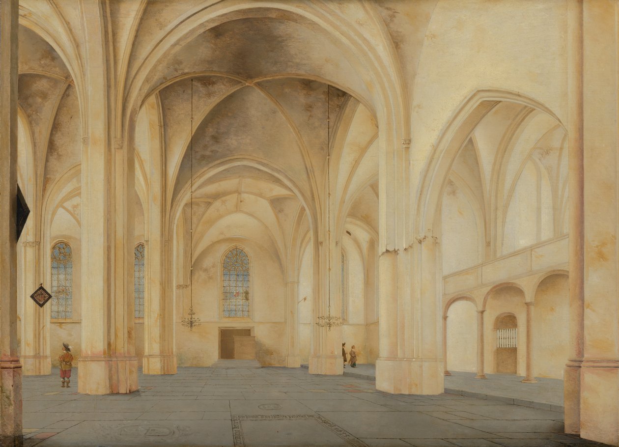 The Interior of the Cunerakerk in Rhenen by Pieter Janszoon Saenredam