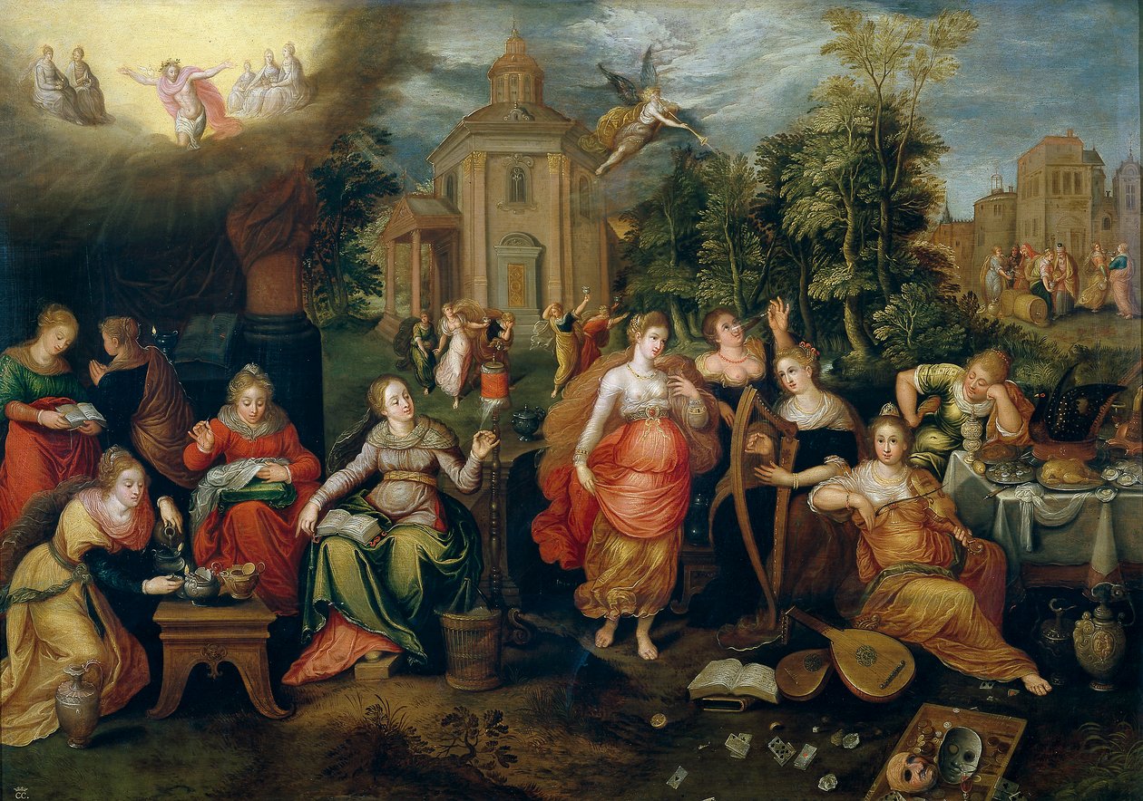 The Foolish Virgins and the Wise Virgins by Pieter Lisaert