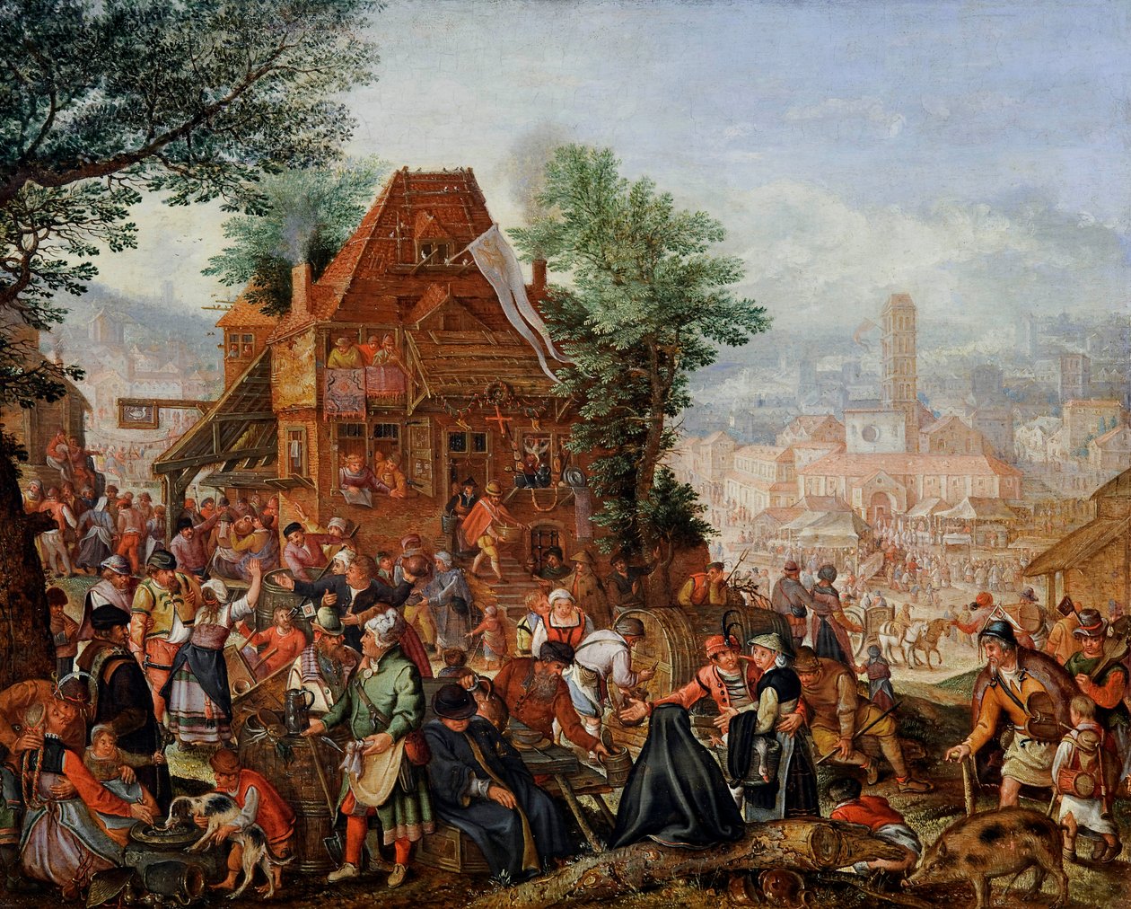Feast on the Anniversary of a Church Foundation by Pieter Stevens