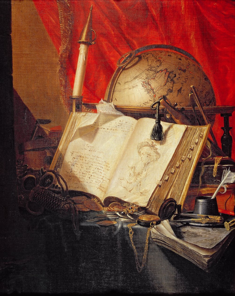A Vanitas Still Life by Pieter de Ring