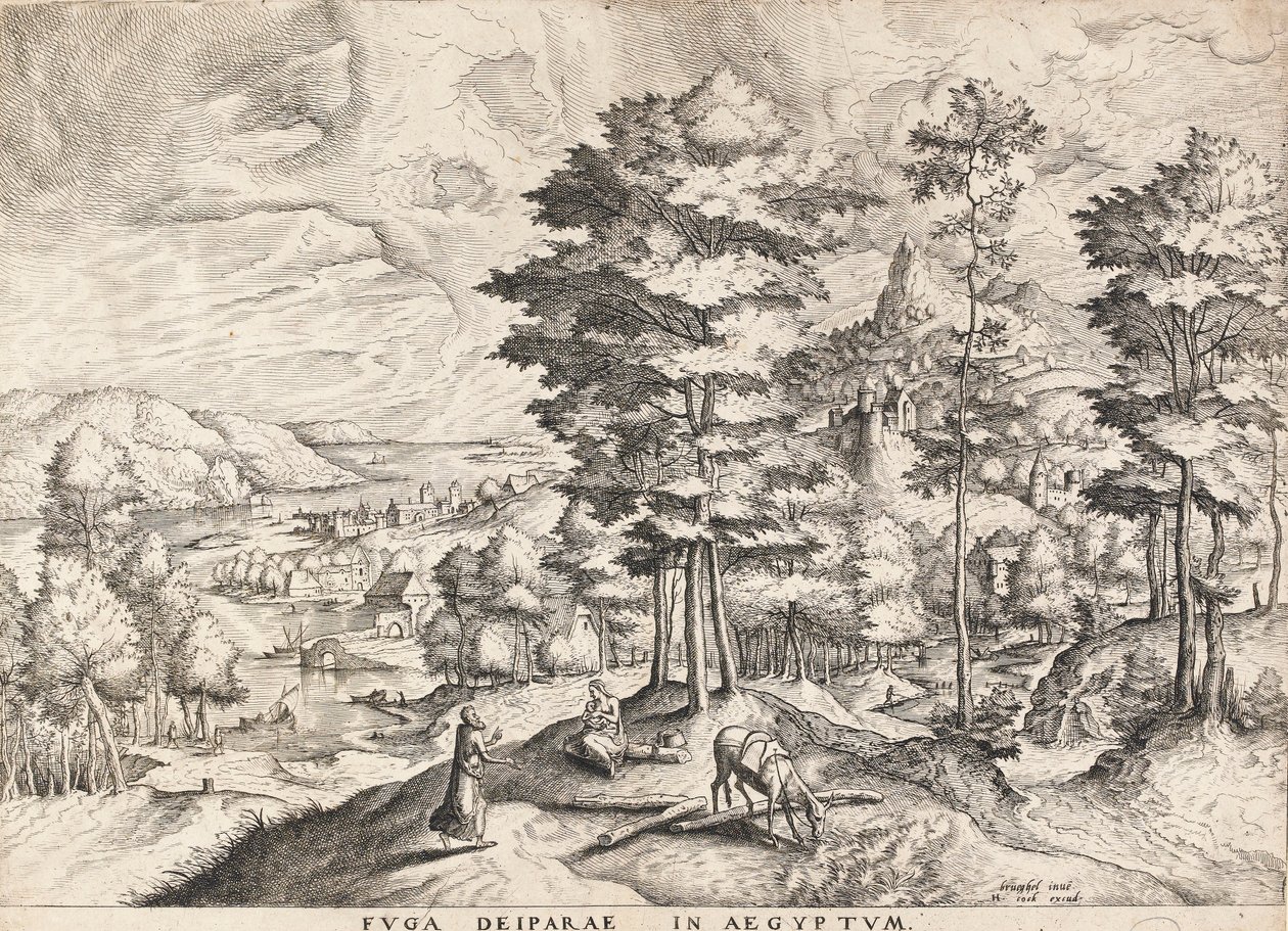The Rest on the Flight into Egypt by Pieter Bruegel the Elder